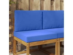 Coussin de canapé d'extérieur, coussin de chaise polyester bleu royal 60 x 60 cm cf54035