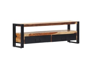 Meuble tv coloris marron 120 cm <strong></strong>  <strong></strong>