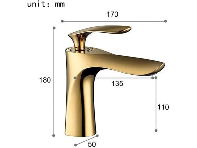  Robinet de salle de bain robinet de salle de bain mélangeur de bassin à chaud et à froid à tige unique robinet 1 trou installation de robinet en lait SZPB306834JJZJ - Conforama C