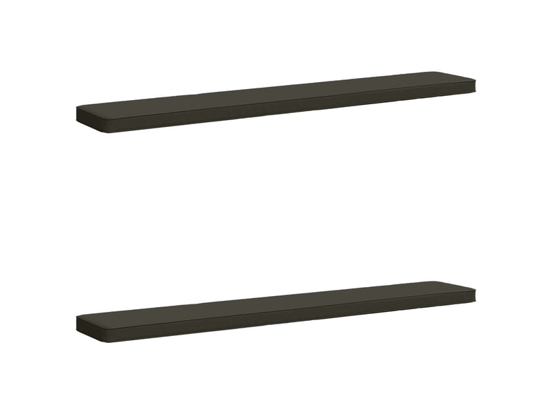  Lot de 2 coussins de banc, coussins d'assise vught 100 % polyester cf58348  - Conforama A