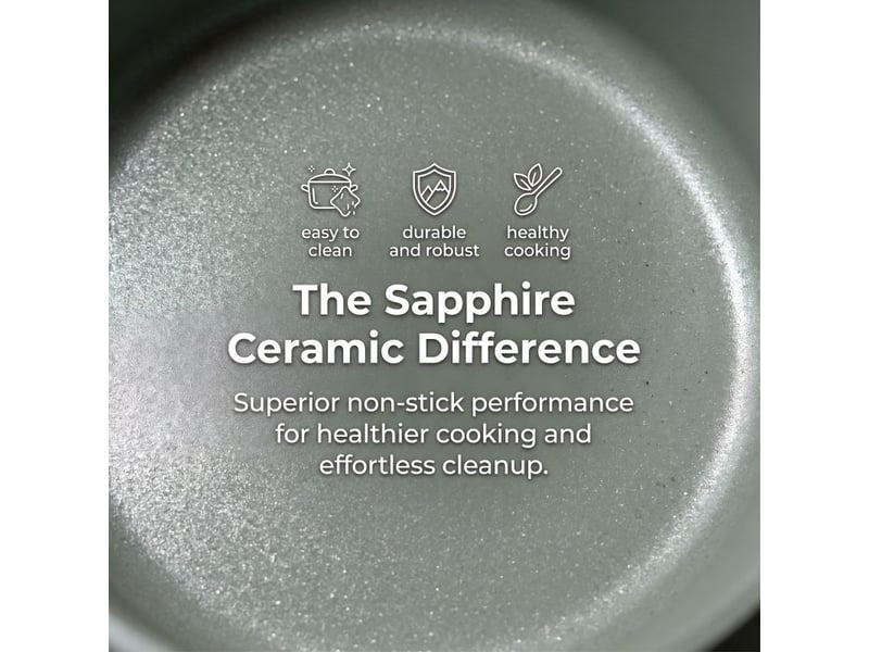  Batterie de cuisine 18 pièces tous feux dont induction vert swiss haus sh-zl3018g  - Conforama E