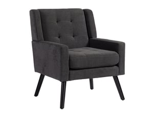 Fauteuil fixe <strong>HAUSS SPOLE</strong> <strong></strong> Tissu gris vendu A l'unité