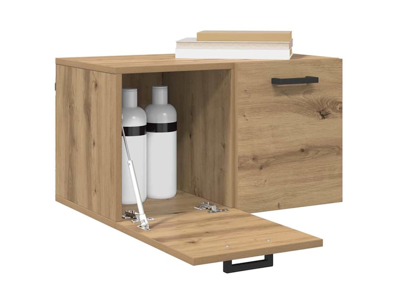  Armoire murale salon, meuble de rangement 60 x 36,5 x 35 cm bois d'ingénierie  - Conforama C