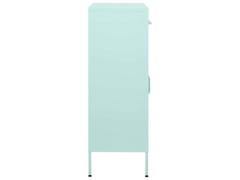  Armoire de rangement, rangement bureau vert menthe 80x35x101,5 cm acier shl1061  - Conforama D