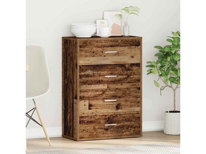  Buffet - bahut - meuble de rangement bois ancien 60 x 31 x 84 cm bois d'ingénierie  - Conforama D