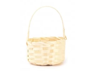 Petit panier en bambou ovale