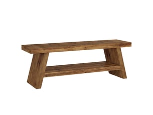 Banc  coloris marron <strong>TRIBESIGNS</strong> <strong></strong> - 120 cm