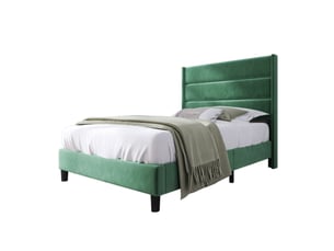 Lit simple 90x200 cm MAISENTIEL   coloris vert