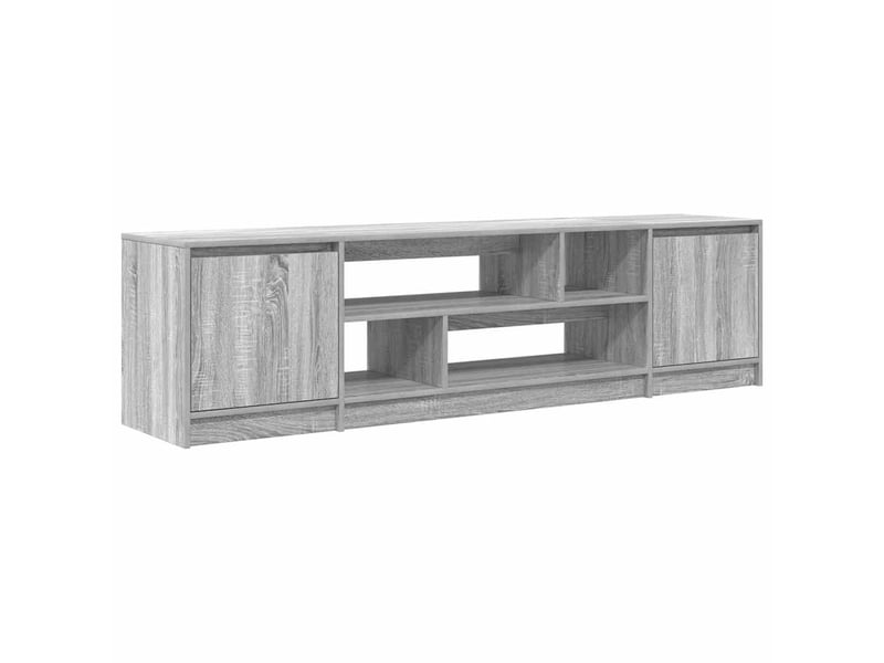  Meuble tv - banc tv - meuble de rangement sonoma gris 188,5x41x50 cm bois d'ingénierie  - Conforama A