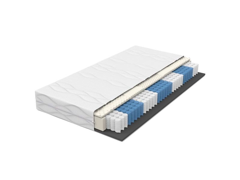  Matelas à ressorts ensachés - 90x200 cm - fermeté h3 - certifié öko-tex - ergonomique 7 zones - hauteur 20 cm 90x200x20cm - Conforama C