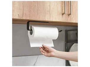 Enowelir porte essuie-tout sous armoire sans perçage support rouleau papier cuisine 29.5 cm