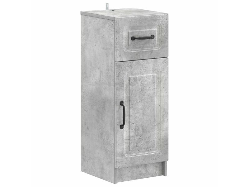  Ensemble de 2 meubles de salle de bain utrecht gris béton cf63215  - Conforama D