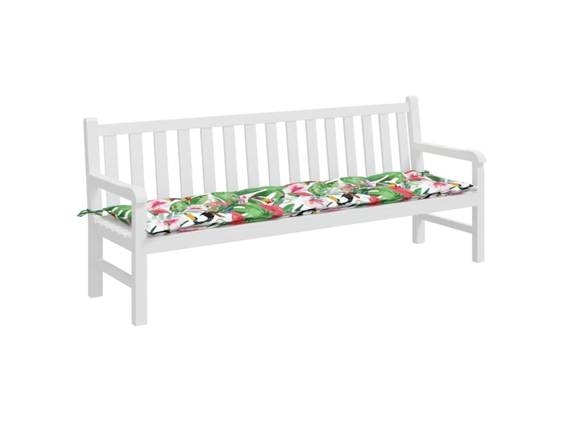  Coussin de banc de jardin, coussin d'assise multicolore 200x50x7 cm tissu cf52769  - Conforama C