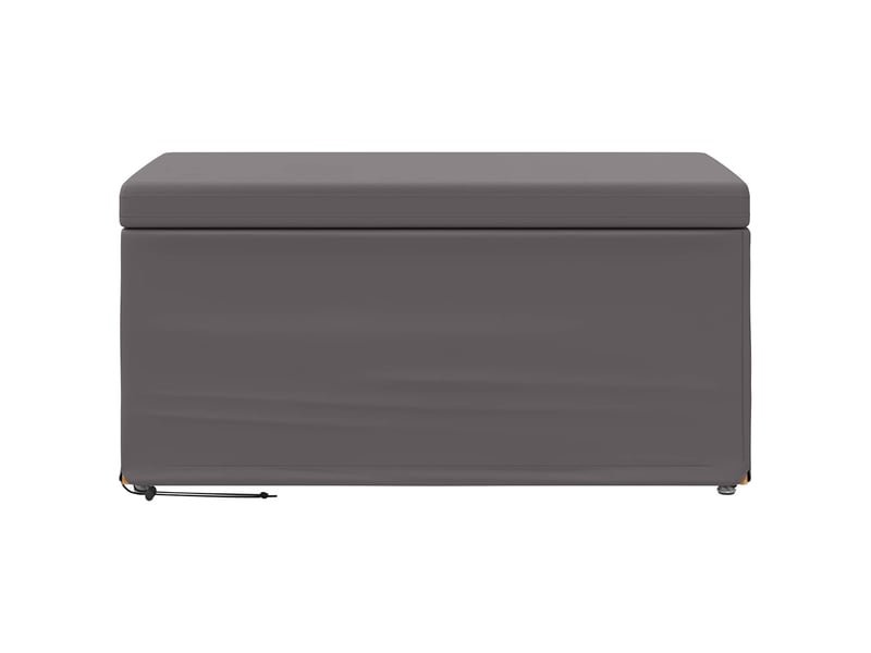  Tabouret bas, ottoman gris 81x41x40 cm  - Conforama D