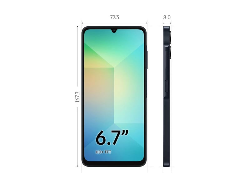  Smartphone 4g galaxy a06 64 go noir 4 go ram ecran 6,7 infinity android 14 batterie 5000 mah double sim 421705_AAAPQ17417_6_DROPFR - Conforama C