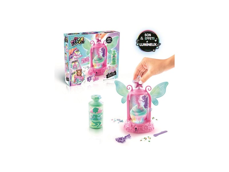  Kit slime fairy slime factory avec appareil de mixage lumineux et 8 poudres de couleur CTSSC438 - Conforama B