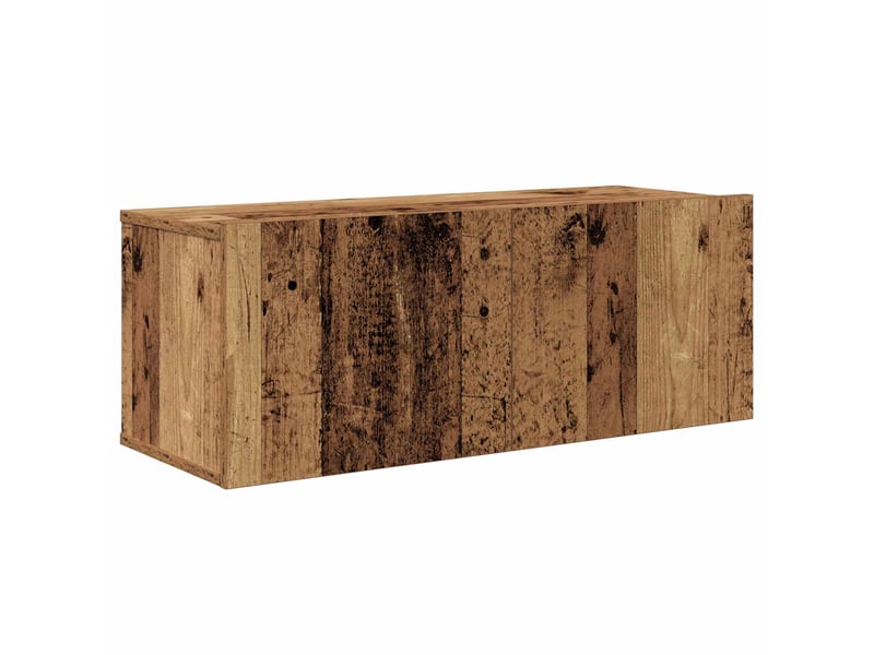  Ensemble meuble tv - banc tv - meuble de rangement 3 pcs bois ancien bois d'ingénierie  - Conforama E