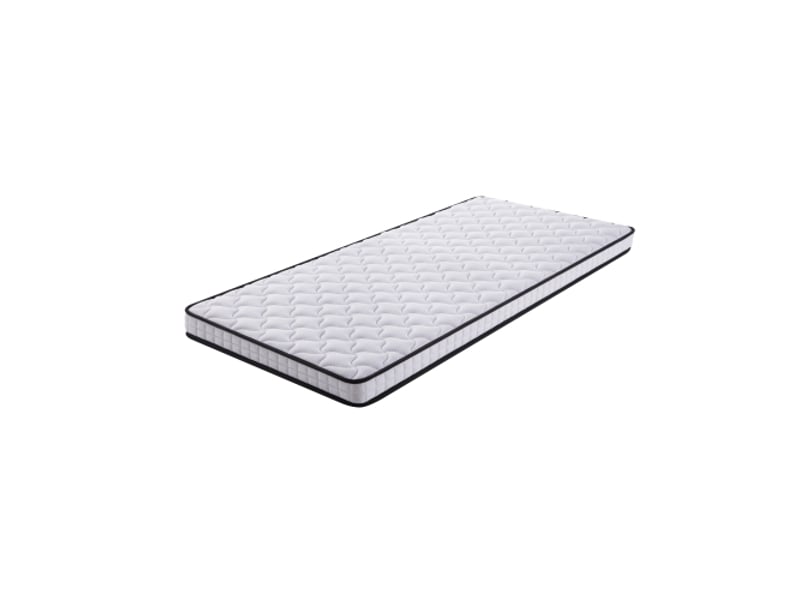  Matelas à ressorts 90x200 cm, épaisseur 10 cm, fermeté h3, blanc  - Conforama A