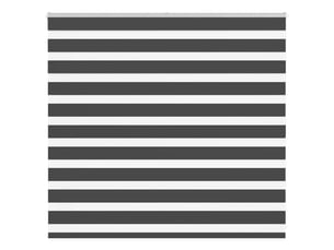 Store zèbre, store de fenêtre noir 165x100 cm largeur du tissu 160,9 cm polyester cf48901