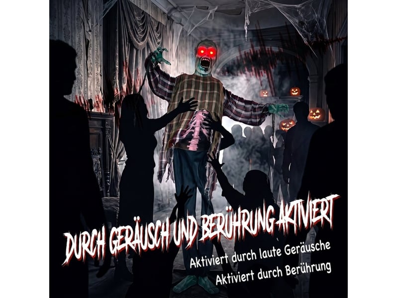  Décoration halloween zombie animé 170 cm evryae  - Conforama D