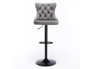 tabouret de bar assise réglable en hauteur  PANGIVO W3223P503935 - gris