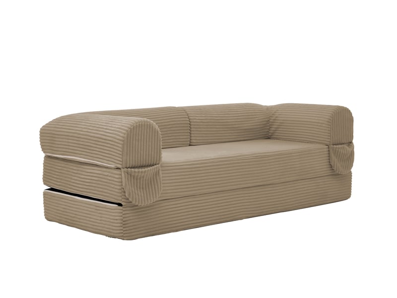  Canapé convertible, canapé-lit, en velours tricoté, pour salon, chambre, appartement, pour intérieur, 2 places  - Conforama W