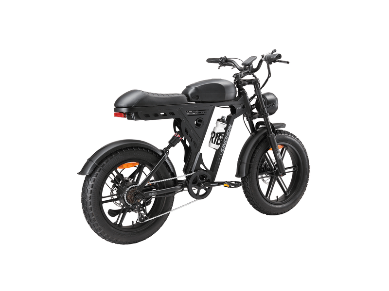  Vélo électrique fat bike sinohon ab20, 20 pouces tout-terrain, noir  - Conforama E