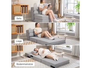 Fauteuil relax électrique  RAELUNYI Cuir / Tissu noir