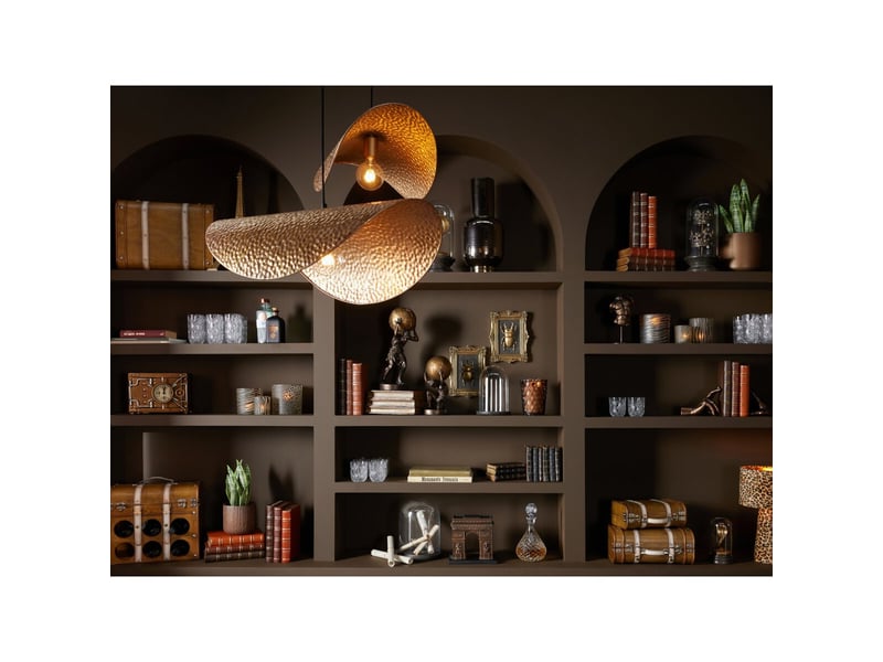  Lampe suspension design carl 51cm doré  - Conforama E