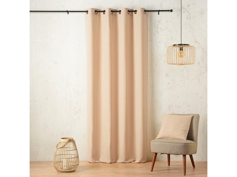  Rideau tamisant à œillets rayé 140x260 cm  - Conforama A
