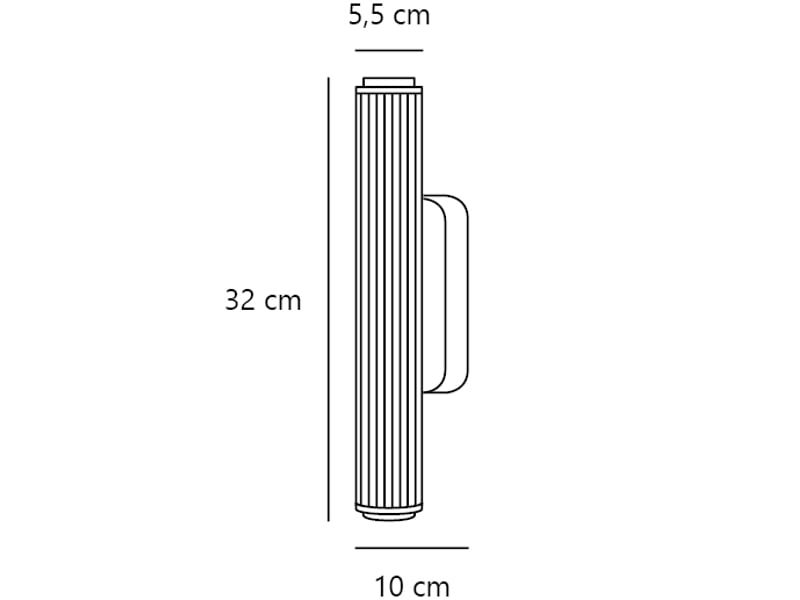  Applique murale intérieur, salle de bain led intégrée, virelle 32 en plastique noir, ip44, nordlux 2610221003 - Conforama E
