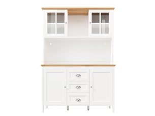 Buffet 4 porte(s)  3 tiroir(s)   - 120 cm coloris blanc 