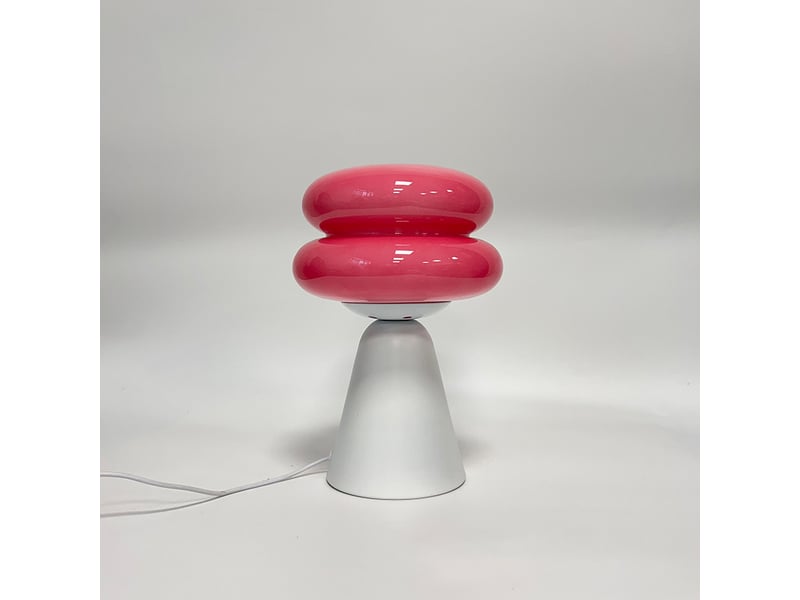  Lampe de table champignon, vintage – 3 modes de couleur dimmables, veilleuse led, déco pour chambre et salon-rose  - Conforama A