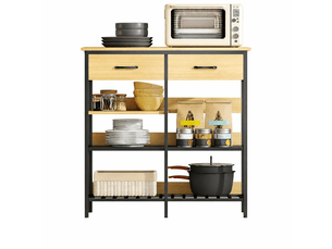 Buffet 0 porte(s)  2 tiroir(s)   - 40 cm coloris naturel 