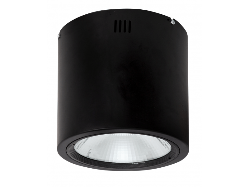  Fabrilamp tubular spot led de plafond en saillie 30 w 2400 lm 4000 k noir 094883009 - Conforama A