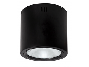 Fabrilamp tubular spot led de plafond en saillie 30 w 2400 lm 4000 k noir
