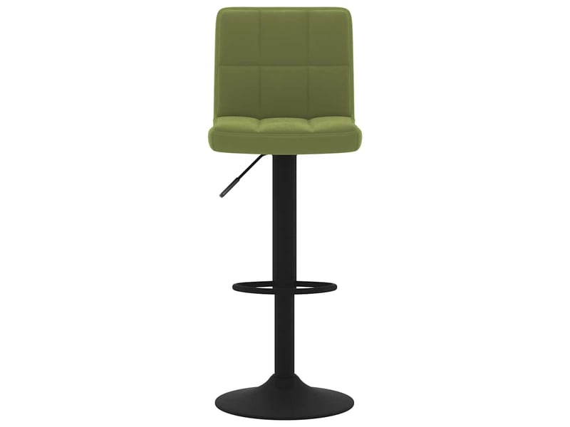  Lot de 2 tabouret de bar, chaise de bar vert clair velours shl13176  - Conforama D