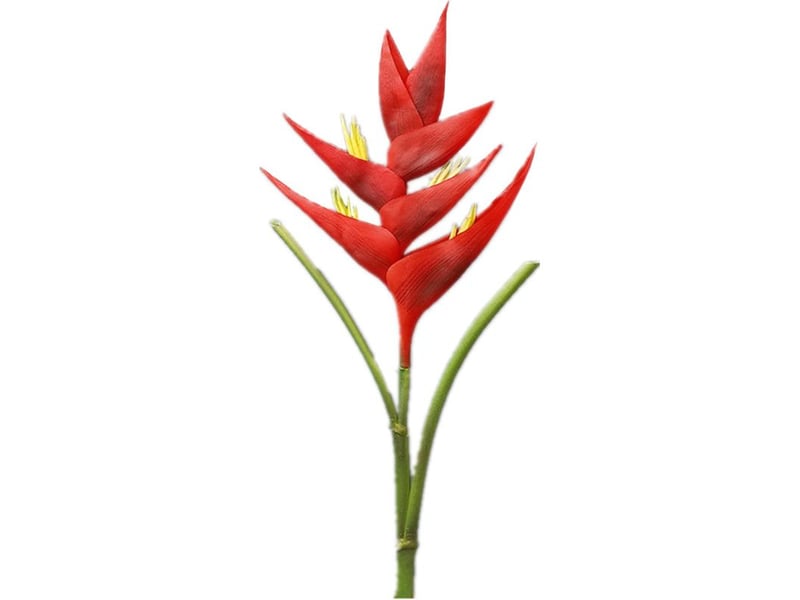 Grande fleur artificielle de 86 cm,1 tige de 7 pétales de fleurs artificielles fleurs permanentes,verdure d'intérieur ou d'extérieur pour maison,jardin,véranda,décoration de mariage(rouge) - Conforama A