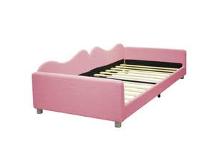 Lit simple 90x200 cm PHOEBE CAT   coloris rose