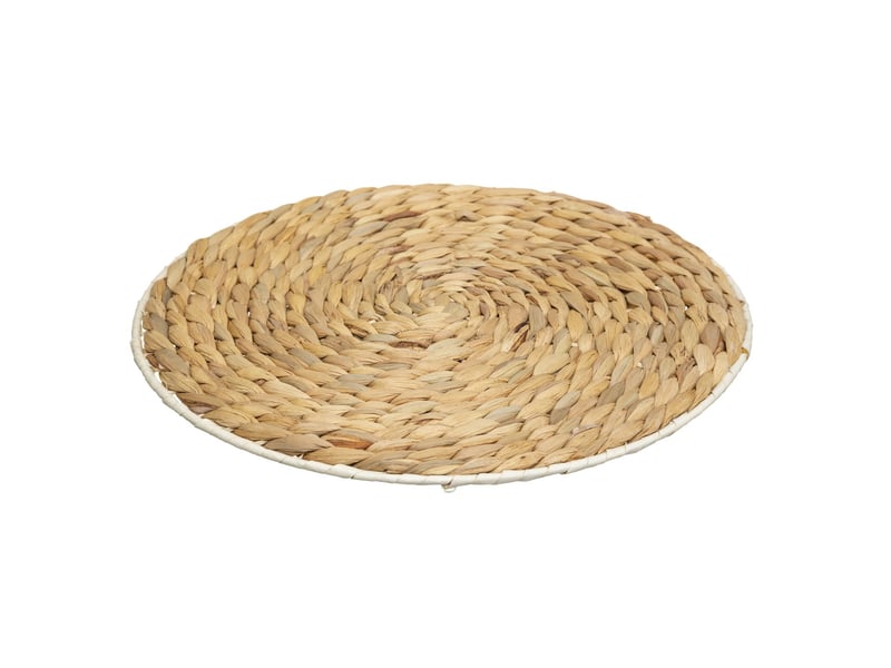  Set de table tressé design roseau mood - diam. 35 cm - marron  - Conforama B