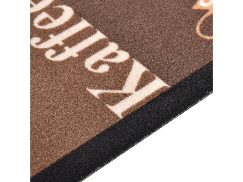  Tapis rectangulaire lavable intérieur extérieur 180 x 60 cm doux antidérapant moderne en polyamide marron café 02_0046532  - Conforama D