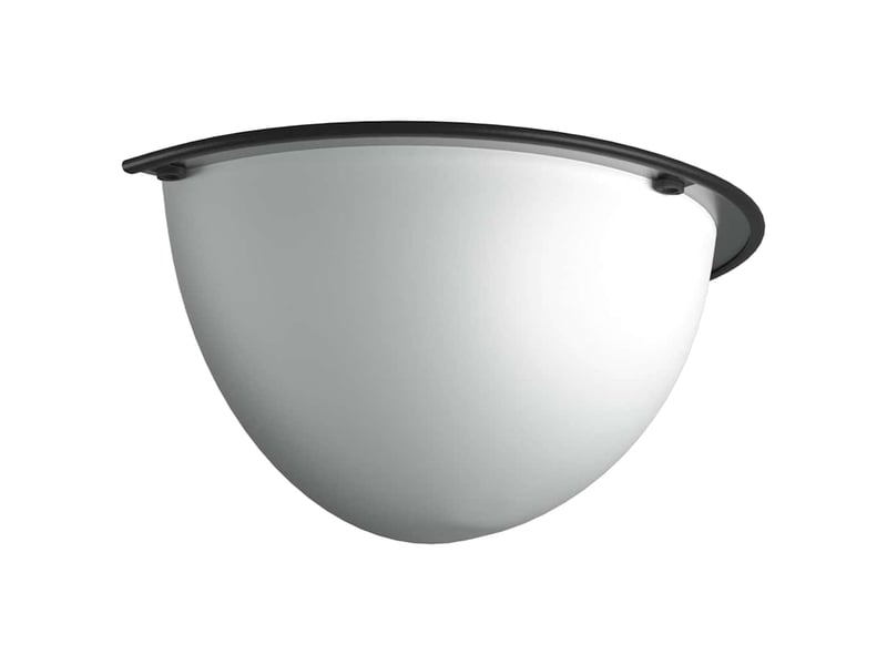  Miroirs de circulation en demi-dôme 2 pcs ø40 cm acrylique cf62937  - Conforama D