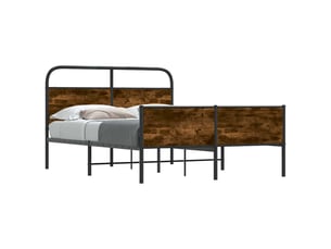 Lit 2 places 120x190cm coloris marron