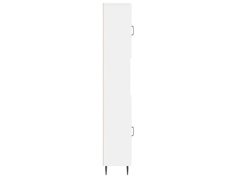  Colonne de salle de bain avec étagère ouverte haarlem blanc  - Conforama E