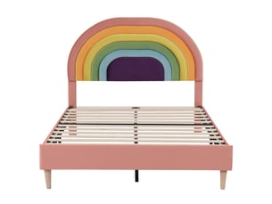 Lit superposé 140x200 cm BIQZUYA coloris rose