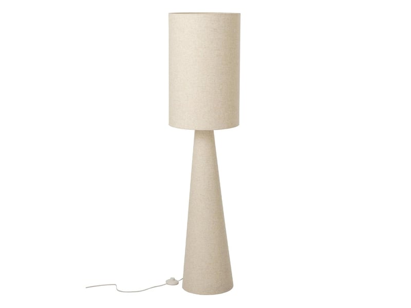  Lampadaire effet lin tona 140cm beige  - Conforama A