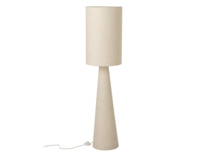 Lampadaire effet lin tona 140cm beige