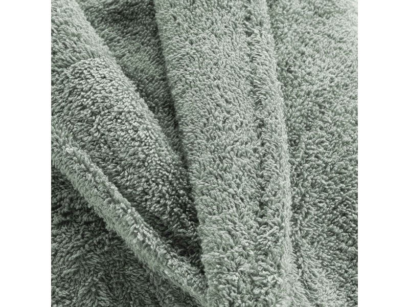  Peignoir col châle en coton tendresse vert cèdre  - Conforama B