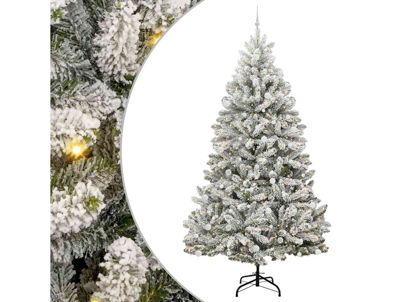  Sapin de noël, arbre de noël artificiel 270 cm 300 led blanc chaud cf61023  - Conforama A