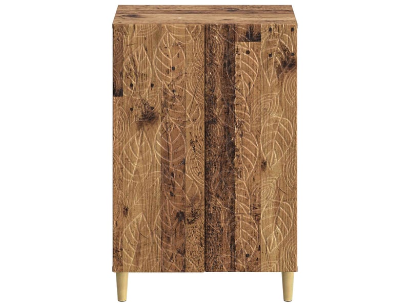  Meuble à chaussures, armoire à chaussures delft 59,5x39,5x90 cm bois ancien  - Conforama D